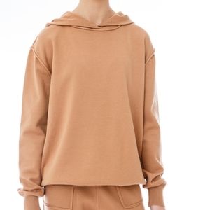 Ellandemm Camel Oversized Hoodie Sweater 2XL